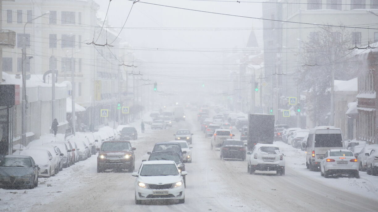Пробки 8 баллов зафиксированы на дорогах Нижнего Новгорода утром 10 февраля
