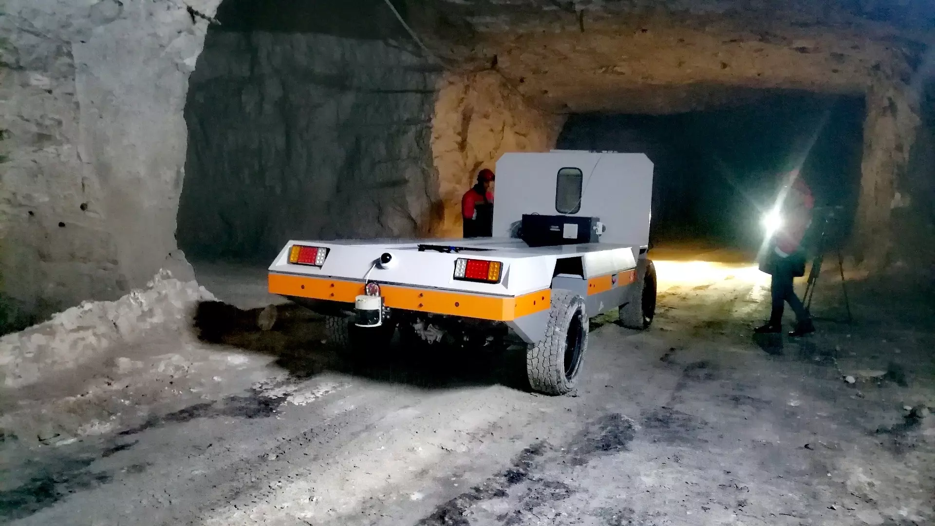 Беспилотную машину для шахт протестировали в Нижегородской области 