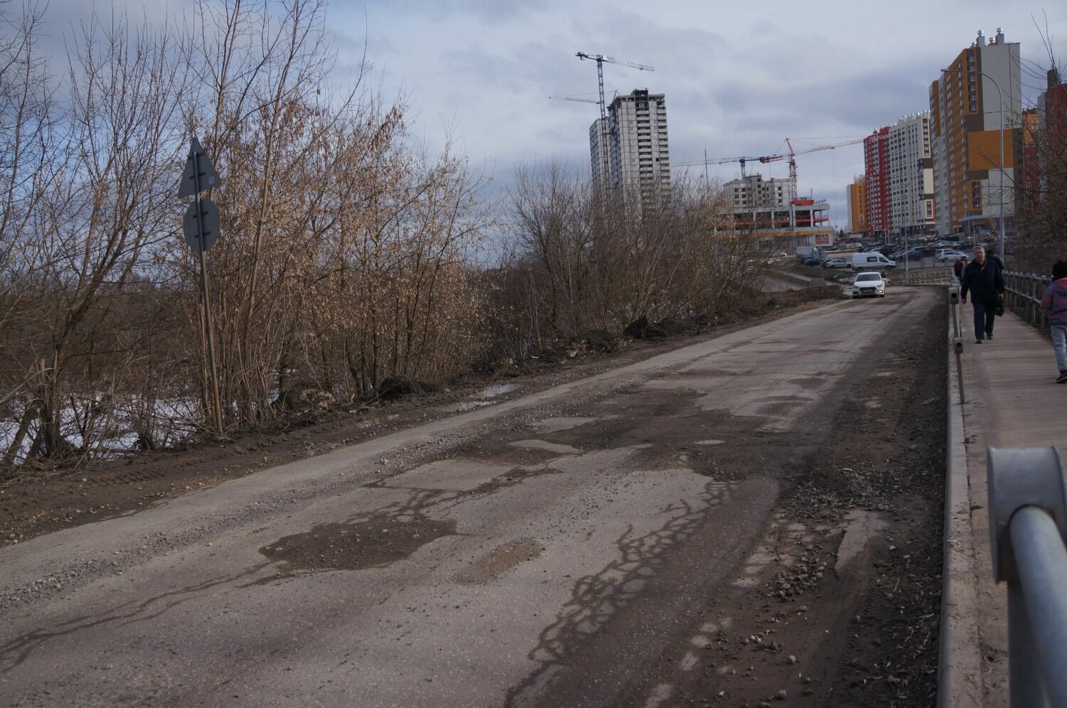 Дороги в районе ЖК "Новая Кузнечиха"