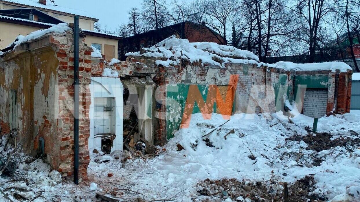 Остатки от Дома Штерновой в Нижнем Новгороде