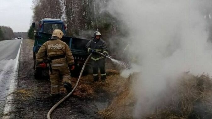 Трудинспекция начала проверку из-за пожара на трассе в Чкаловском округе