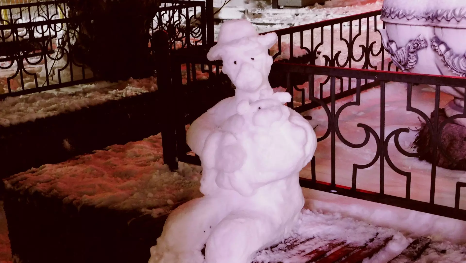 Пьяный нижегородец сообщил о заминированном снеговике