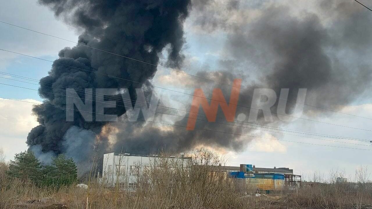Пожар в промзоне Дзержинска
