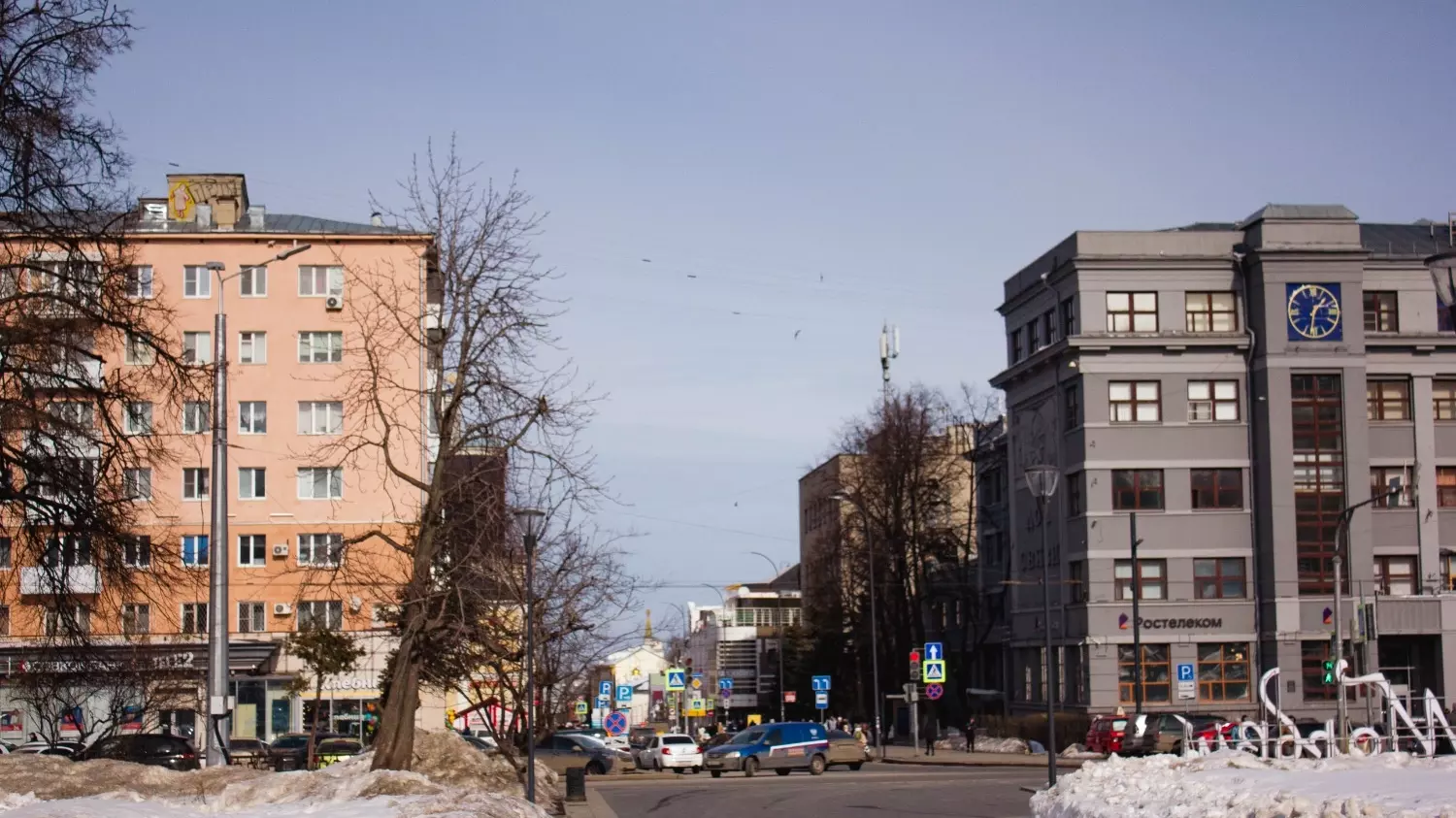 Улицы Нижнего Новгорода встречают весну