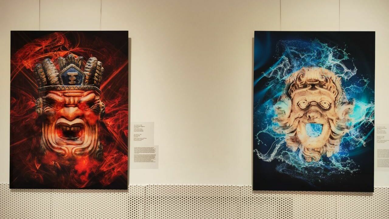 Картины на выставке «Лицо божества»