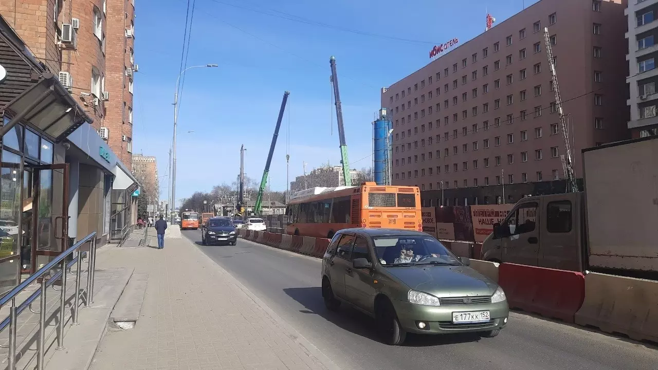 Схема движения транспорта изменится на улице Горького с 10 октября