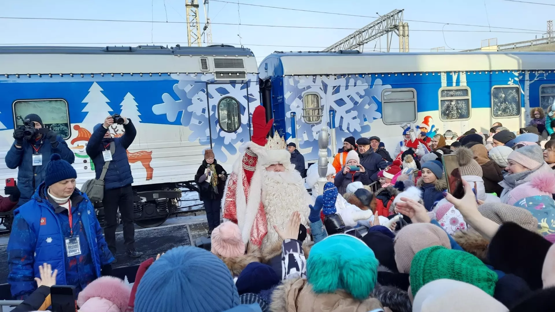 Опубликовано полное расписание поезда Деда Мороза в Нижегородской области