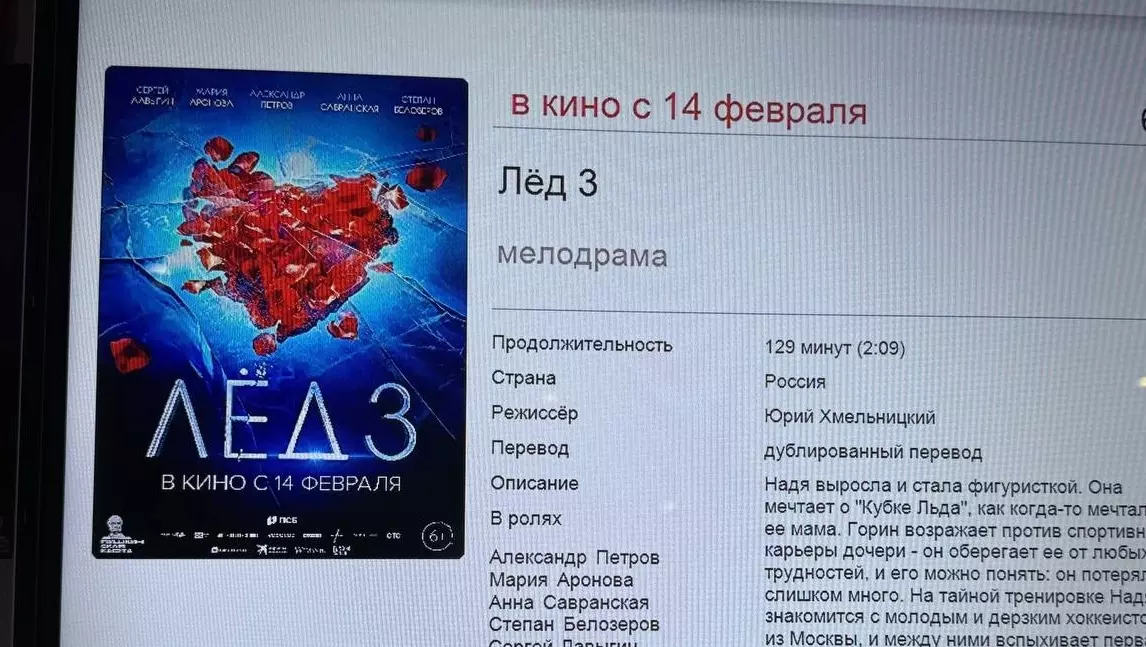 «Лед 3» посмотрели 52 тысячи нижегородцев