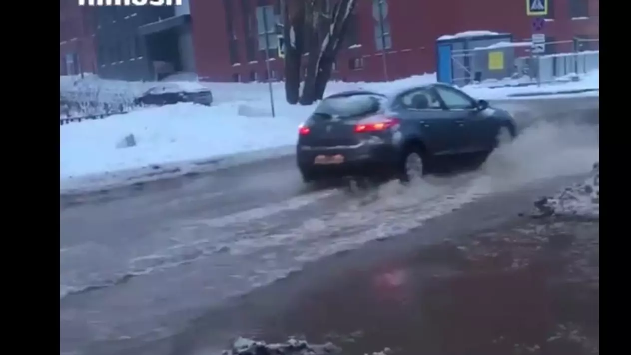 Потоп случился в центре Нижнего Новгорода