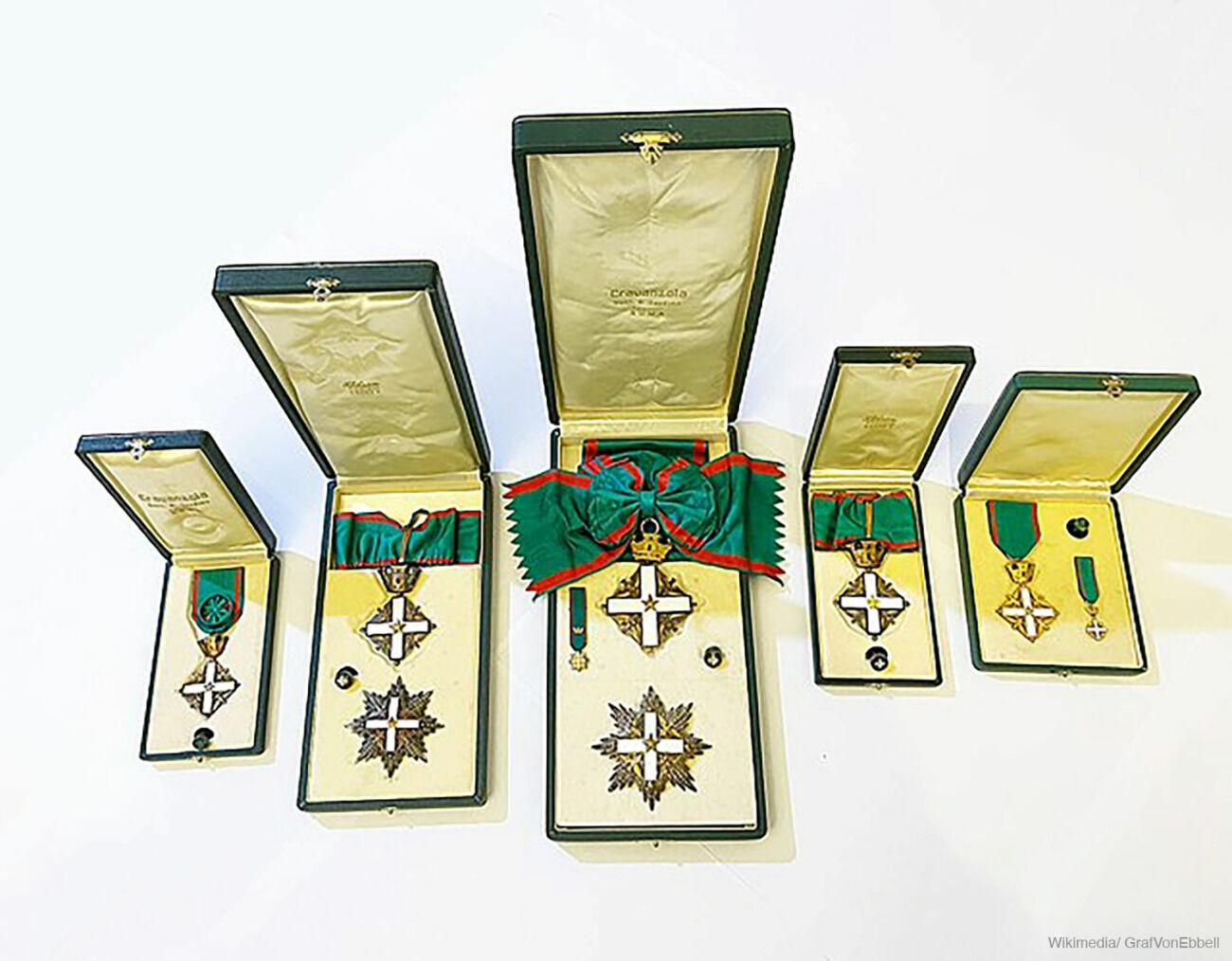 «Коллекция всех степеней итальянского ордена «За заслуги перед Итальянской Республикой» (до 2001 года)»