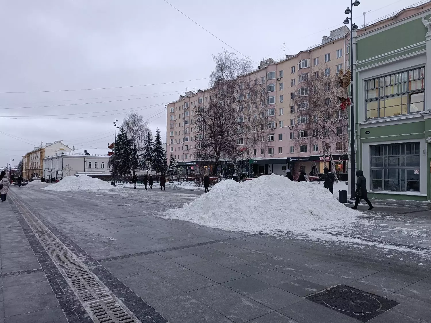 Уборка снега в Нижегородском районе