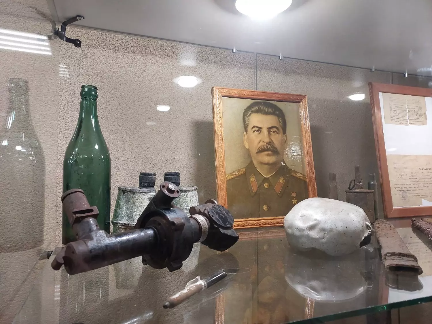 Музей "Эхо войны" на Бору: экспонаты