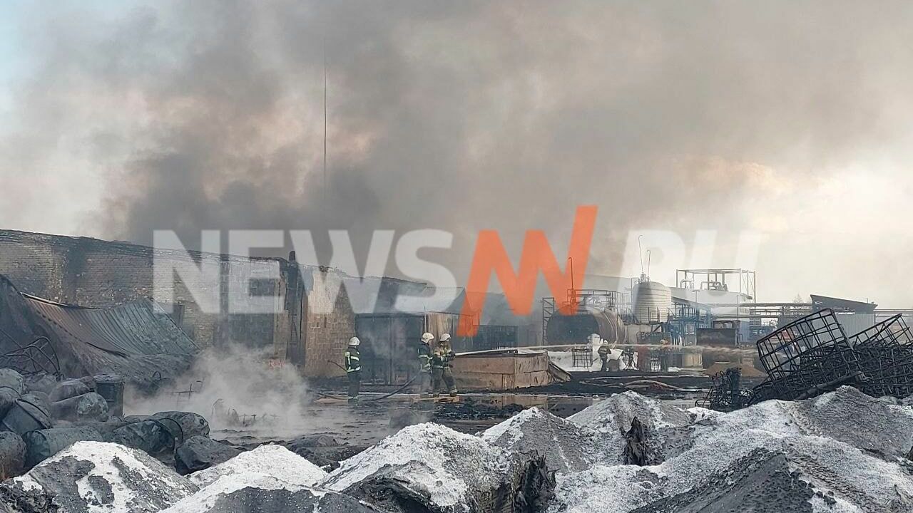 Открытое горение в промзоне Дзержинска ликвидировали