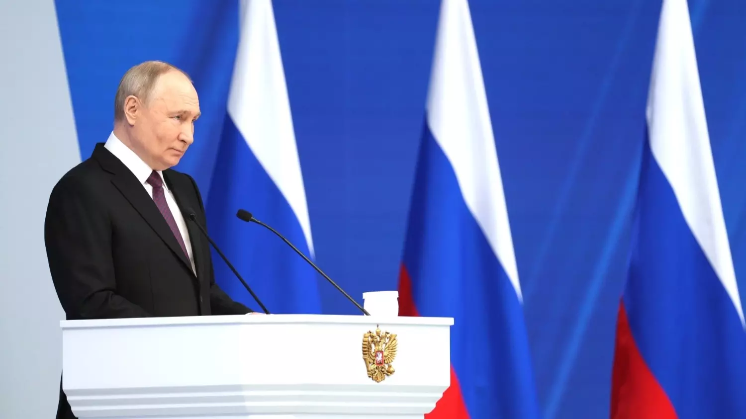 Выступление Путина длилось больше двух часов