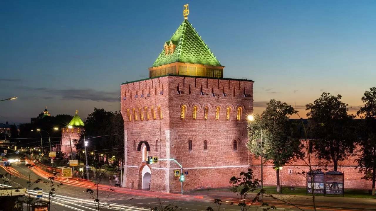 Световое шоу покажут на башне нижегородского кремля