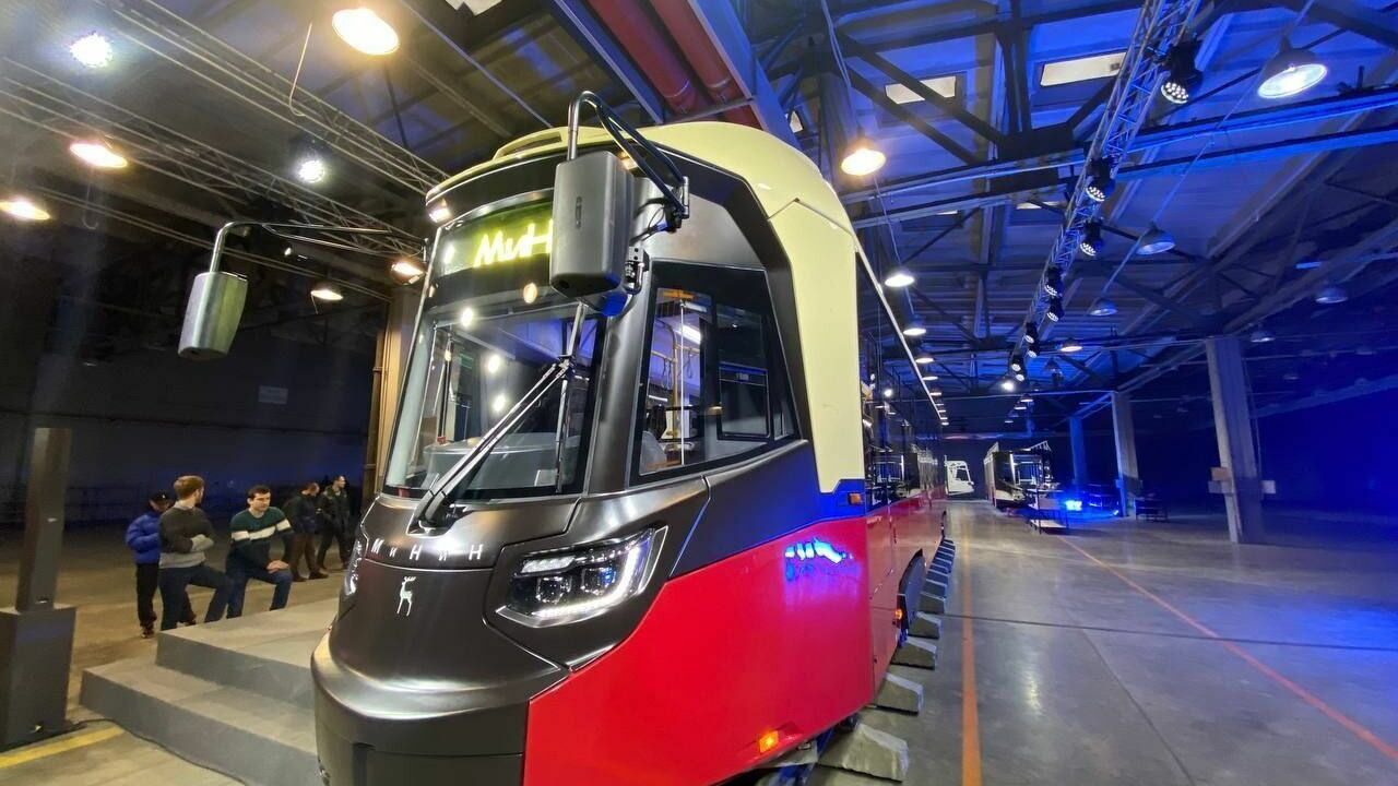 Новый трамвай в Ворсме